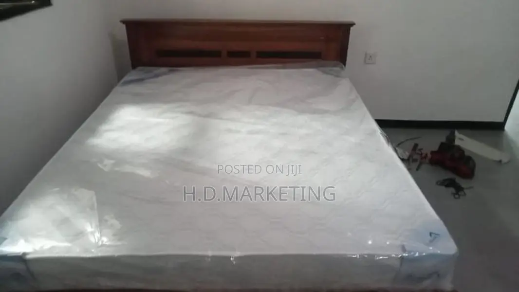 6x5 Queen Box Bed with Arpico Spring Mattress