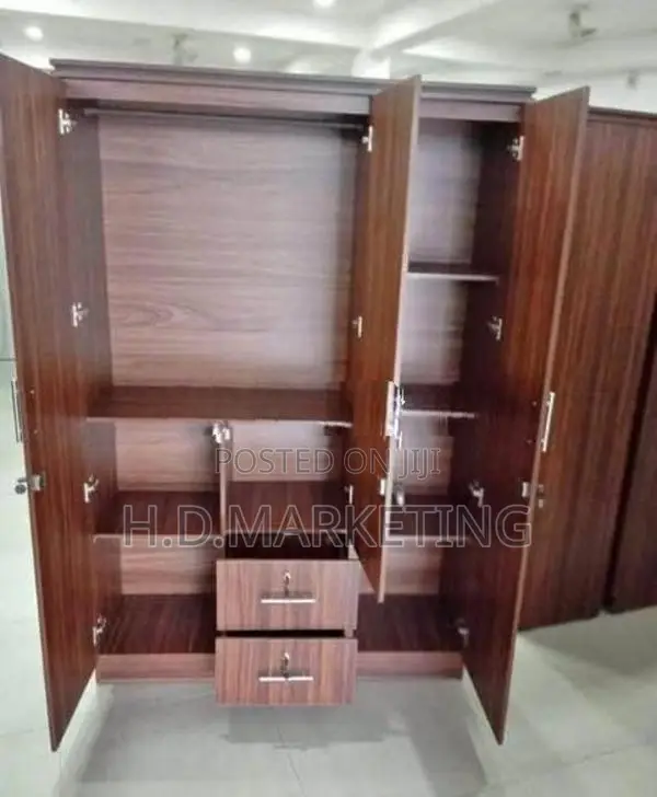 3 Door Melamine Wardrobe -Almari