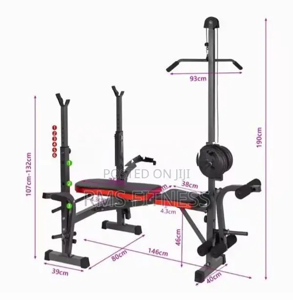 Brand New Multifunction Latpull down weight bench -J3-1