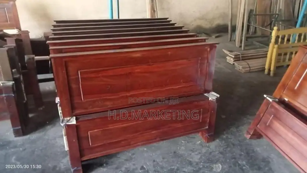72x36 Teak Wood Box Bed