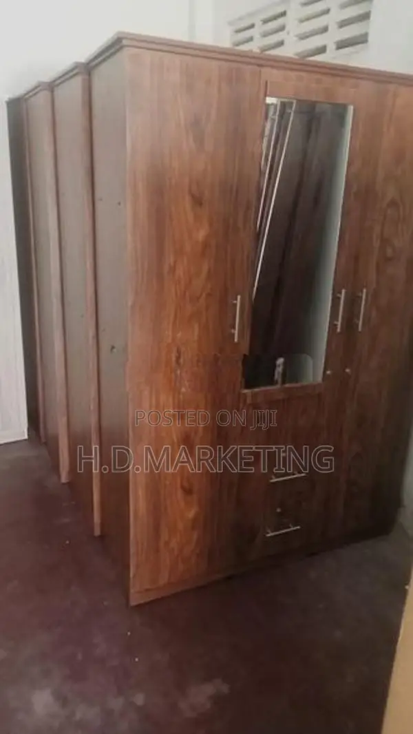 New Modern Melamine Glass Wardrobes - 3 D