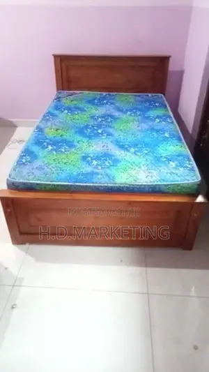 6x4 Double Box Bed with Layer Mattress
