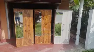 2 Door Melamine Glass Wardrobes