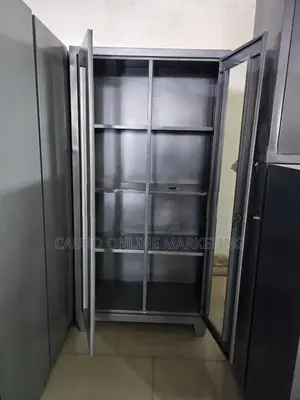 new steel 2 door office cupboard large