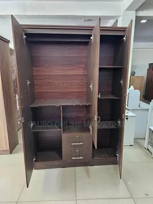 New Melamine 3 Door Cupboard Large Wardrobe 6*4