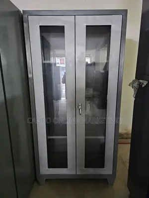 new steel 2 door office cupboard large