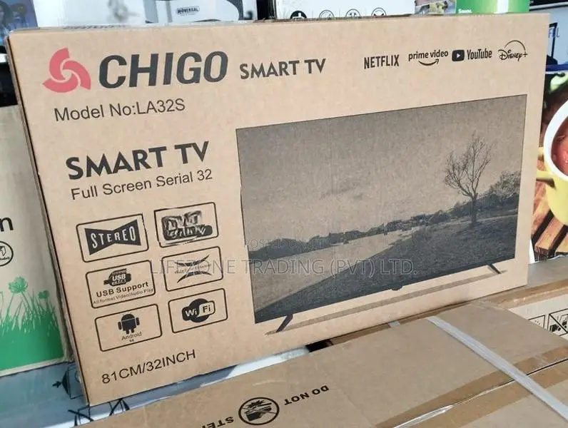 Chigo 32 inch Android Smart LED TV (Frameless)