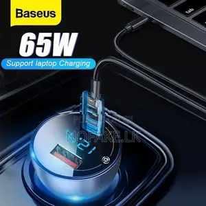 Baseus 65W USB C Car Charger With Type-C Cable iPhones Laptop Macbook