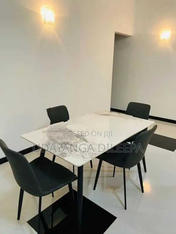 Luxury Granite Dining Table with Chairs