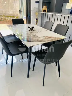 Granite Dining Table with Chairs
