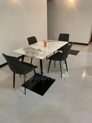 Granite Dining Table with Chairs
