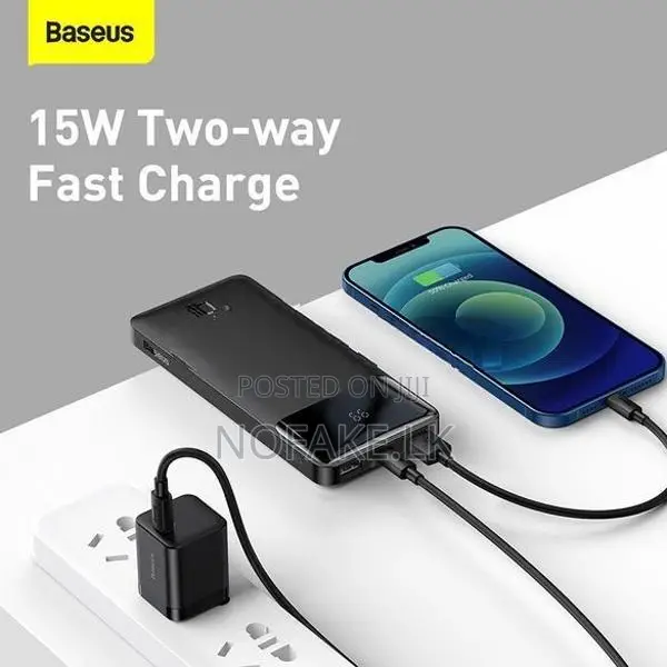 Baseus New Version Bipow 10000mah 20w Digital Display Power Bank