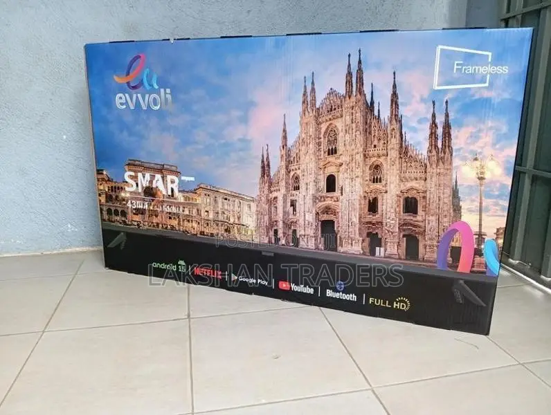 New Evvoli (Italy) 43" FHD 4K Smart Android 15.0 TV