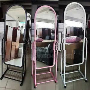 Modern Smart Adjustable Full Mirror with Wheels