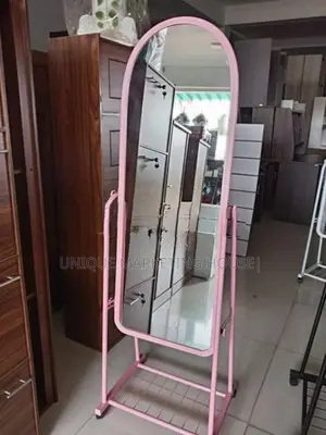 Modern Smart Adjustable Full Mirror with Wheels