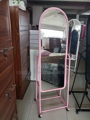 Modern Smart Adjustable Full Mirror with Wheels