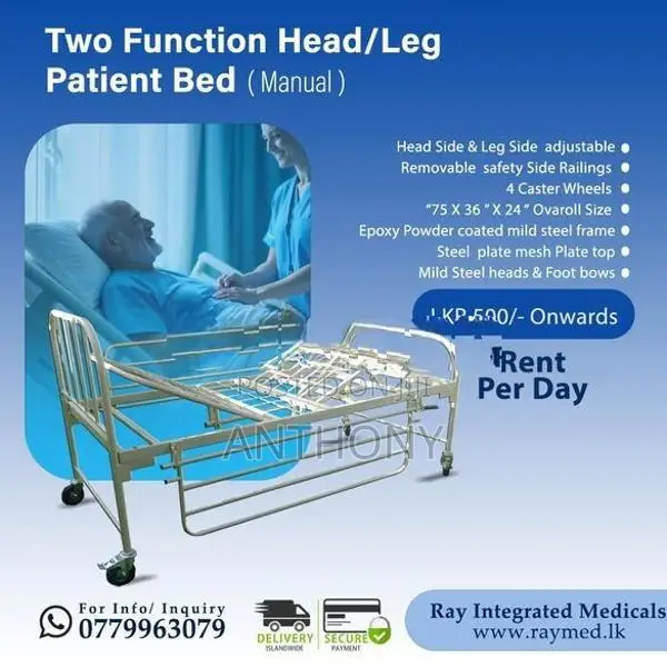 PATIENT HOSPITAL ICU BED ON RENT