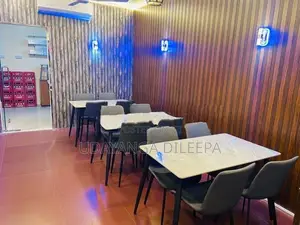 Granite Dining Table with Cushion Chairs