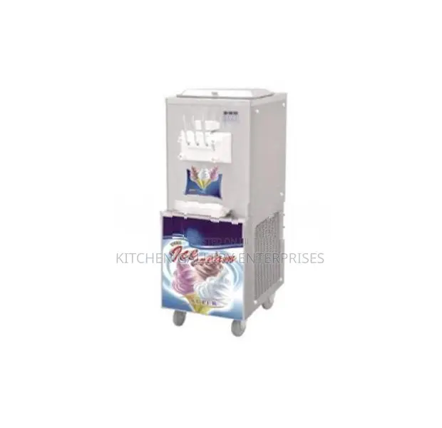 Soft Ice Cream Machine Stand Type - 3 Nozzles