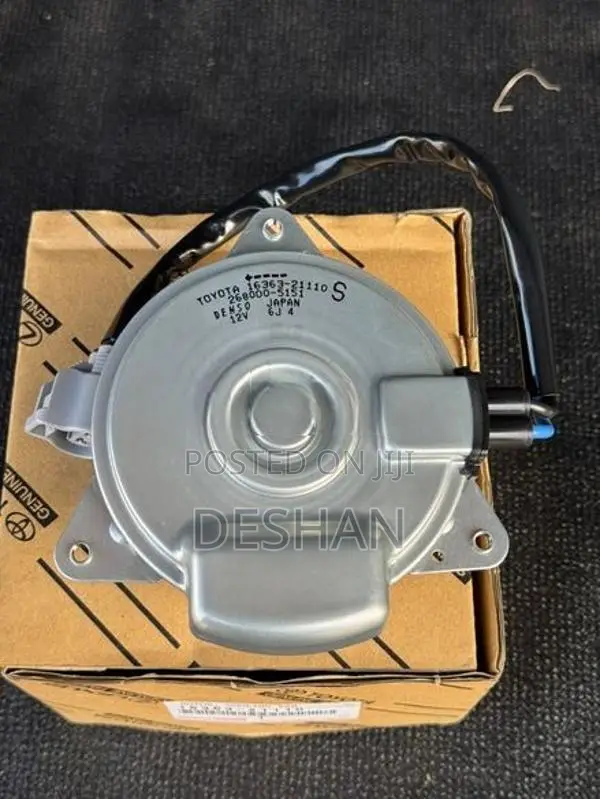 Toyota aqua axio rediator fan motor genuine brandnew