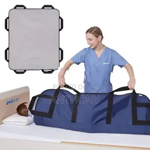 Patient Transfer Blanket Position Bed Pad with Handles