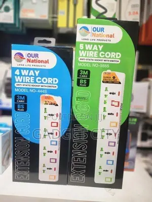 5 Way Wire Cord 3m