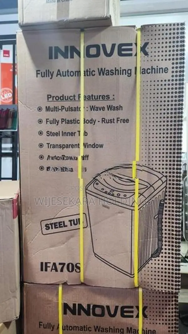 Innovex 7Kg Fully Auto Washing Machine (Stainless Steel Tub)