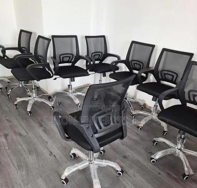 New Office Black Chairs
