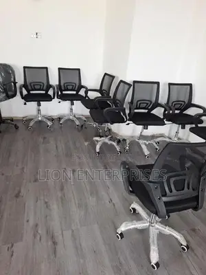 New Office Black Chairs