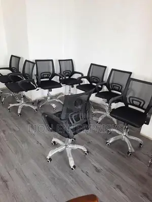 New Office Black Chairs