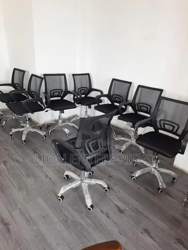 New Office Black Chairs