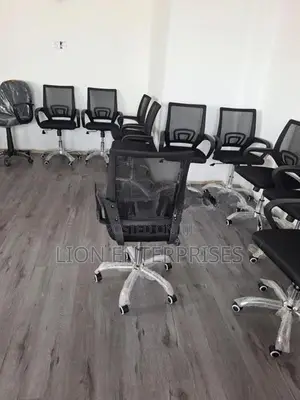 New Office Black Chairs
