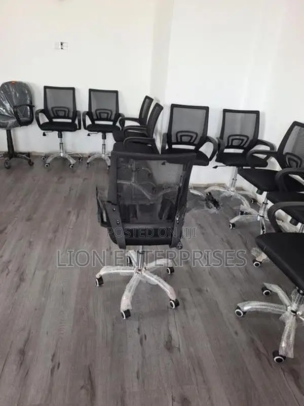 New Office Black Chairs