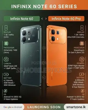 Infinix Note 60 5G 8GB 256GB (Brand New)