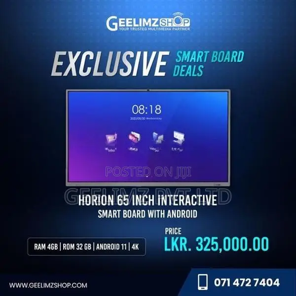 Digital Smart Boards (55" | 65" 75" 86") Geelimz
