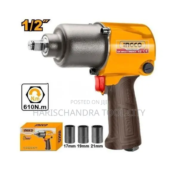 Ingco Air Impact Wrench 610 Nm 1/2"