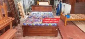 New Teak Box Bed 6ft *3ft.