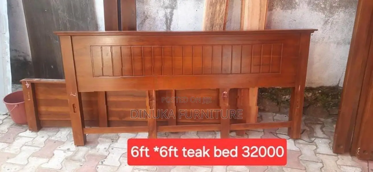 New Teak Box Bed 6ft *3ft.