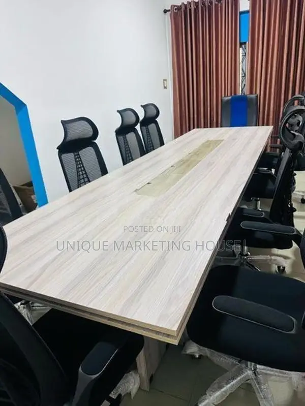 Modern American White 8x3 Conference Table