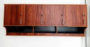Modern 5Ft DARK R/Made Pantry cupboards