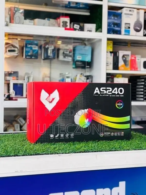 COOLMOON AS240 ARGB WHITE LIQUID COOLER