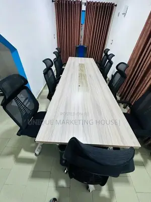 Modern American White 8x3 Conference Table