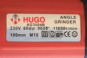 Hugo 800 Watts Angle Grinder Machine 7104B 100mm