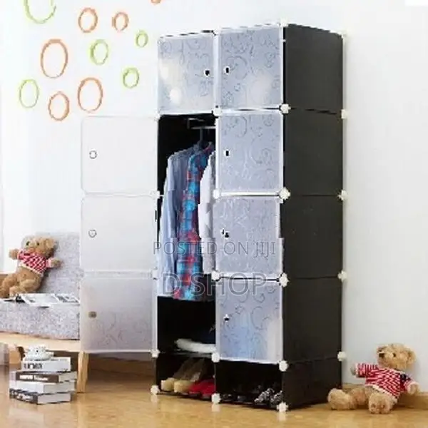 DIY - Wardrobe 8 Cube Doors with Shoe Rack
