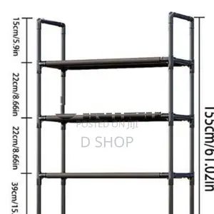 Bathroom Shelf Rack 3 Layer & height - DIY Sheet