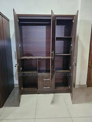 New Melamine 3 Door Cupboard Large Wardrobe 6*4 Ft