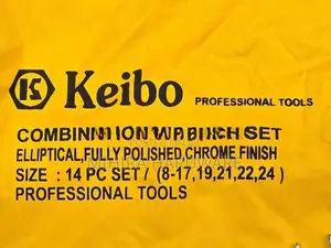 Combination wrench key set KEIBO 14 Pcs Indian