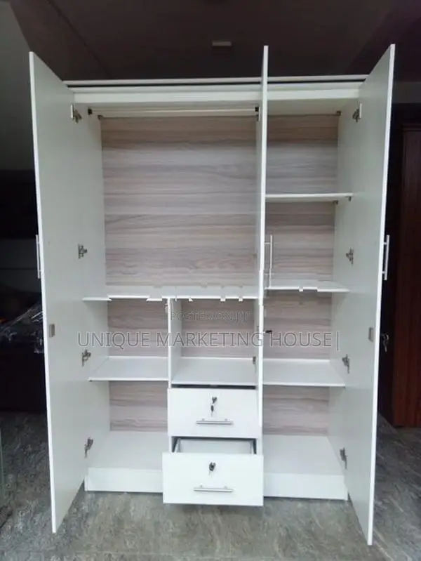 Modern White 3D Classic CAMILIYA wardrobe