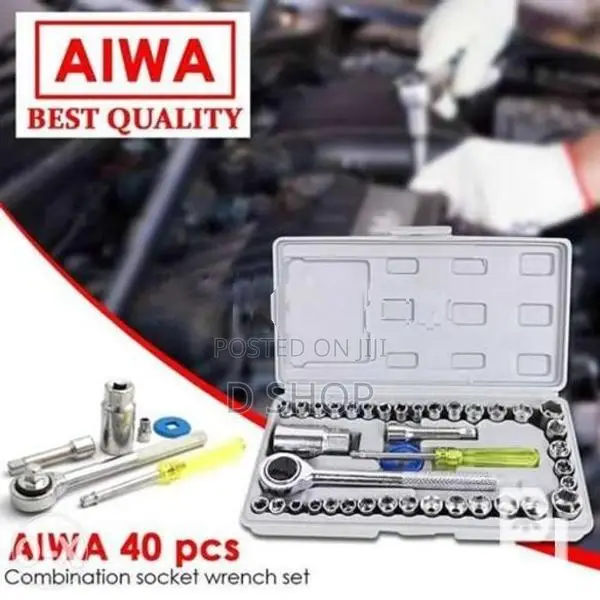 AIWA 40 pcs- Socket Wrench Tool- set