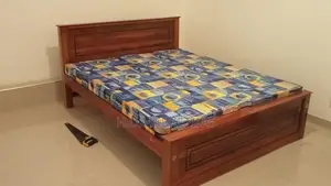 Queen Size Box Bed with Double Layer Mattress - 6x5